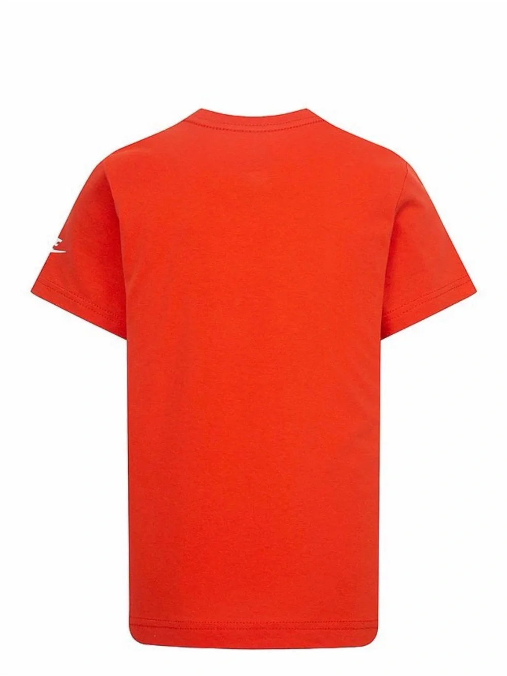Nike Kids Orange Tee with Blue Baseball Character Graphic
